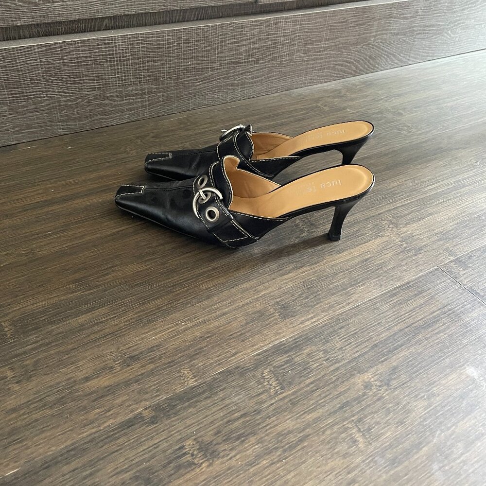 Lucca Ferri slide ~ 2 inch heel size 36